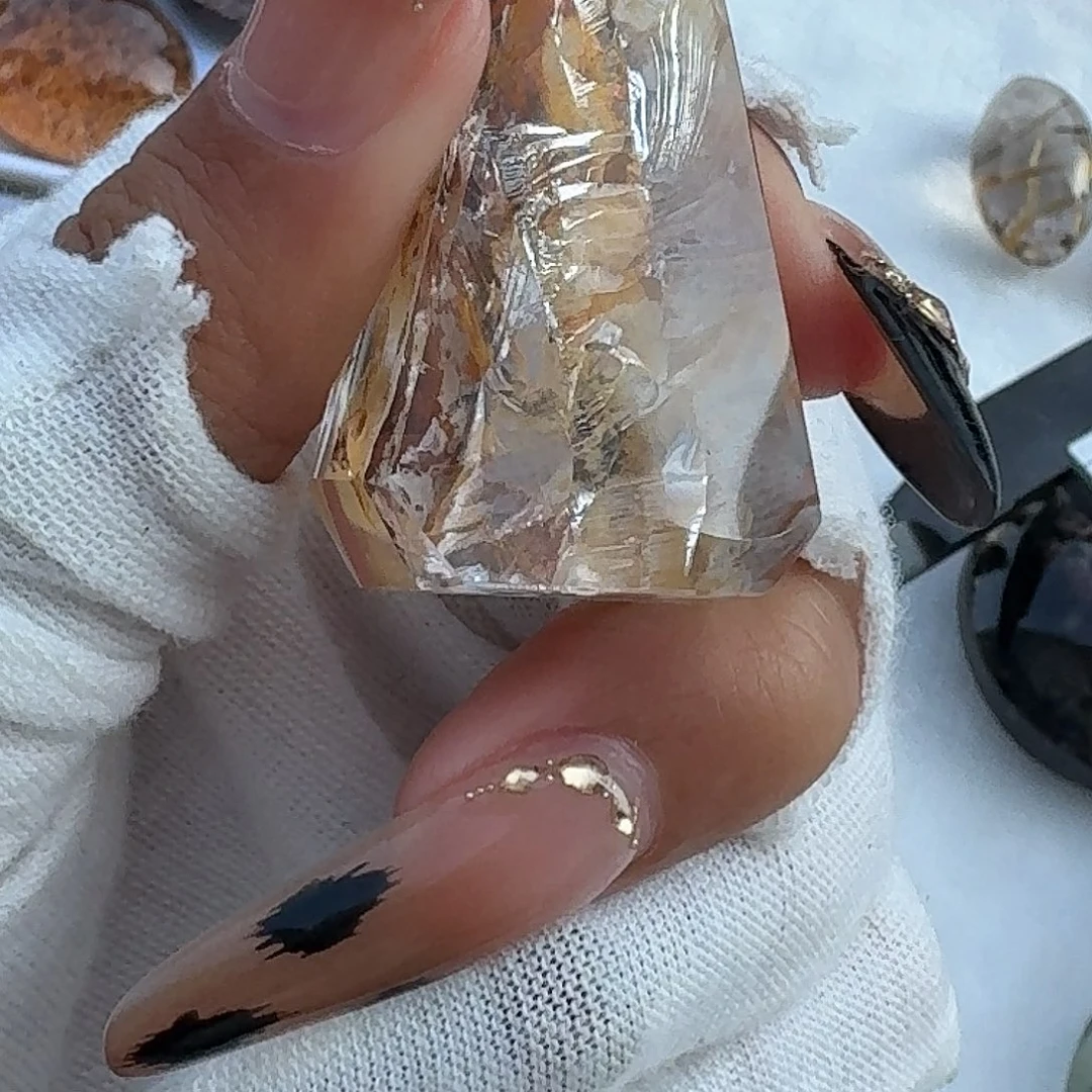 镜****手链未镶嵌水晶胶花