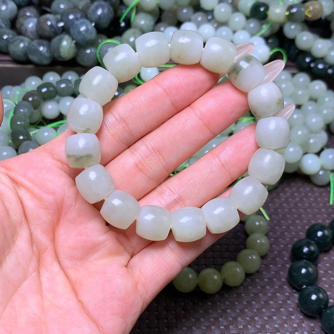 【闪购商品】和田玉未镶嵌手串卡12