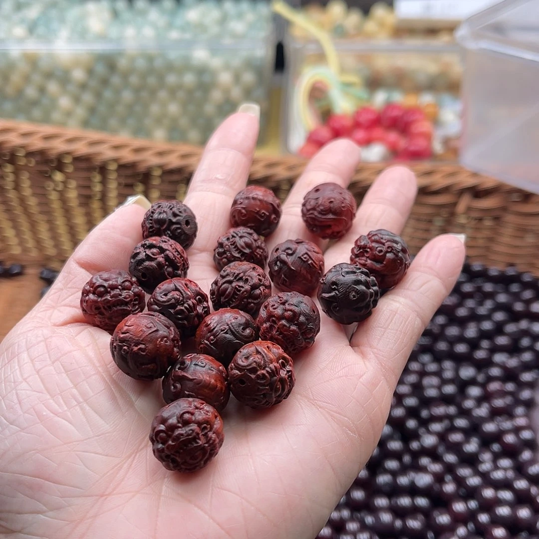 白玉菩提吊坠C/15mm/5颗