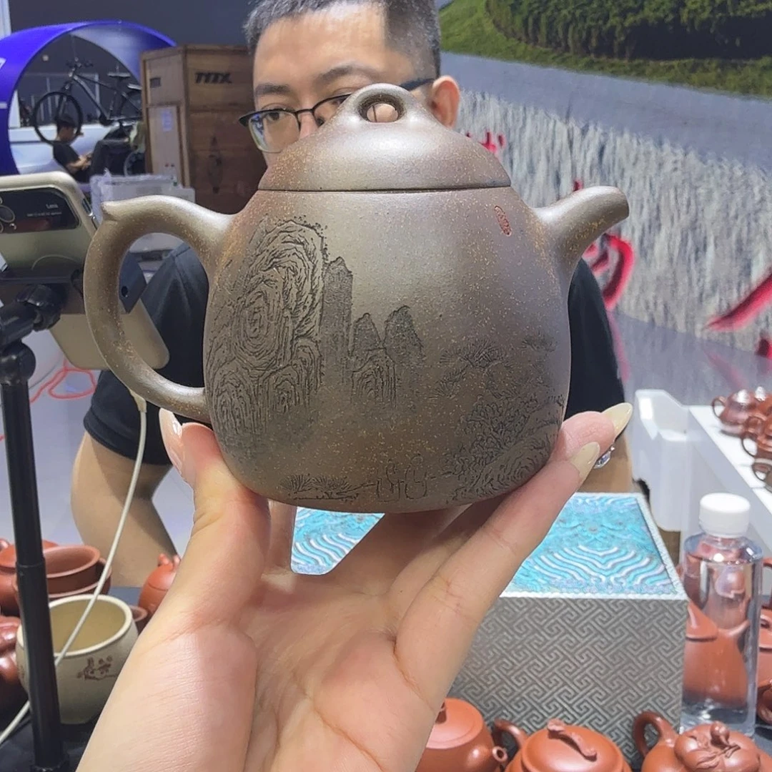 茶杯紫砂还原烧 秦权 270cc