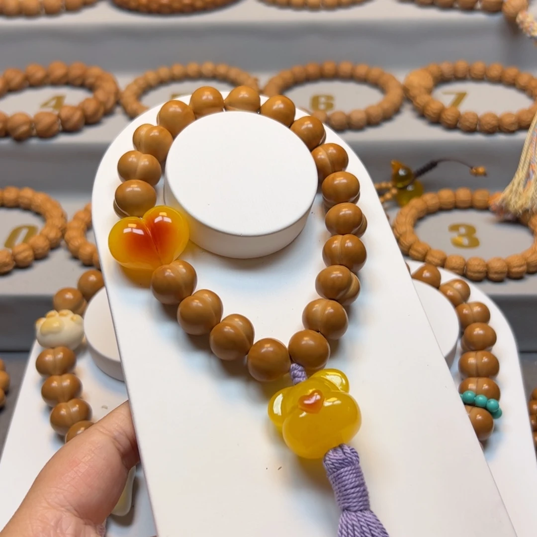 猴头核桃手串14.7屁桃