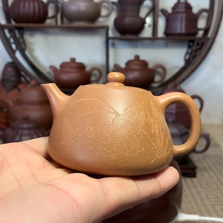 哈***6紫砂茶壶原矿紫砂壶