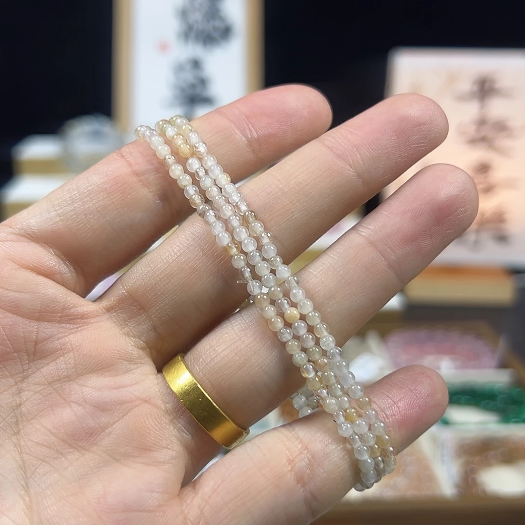 笑***寒未镶嵌手链水晶多宝