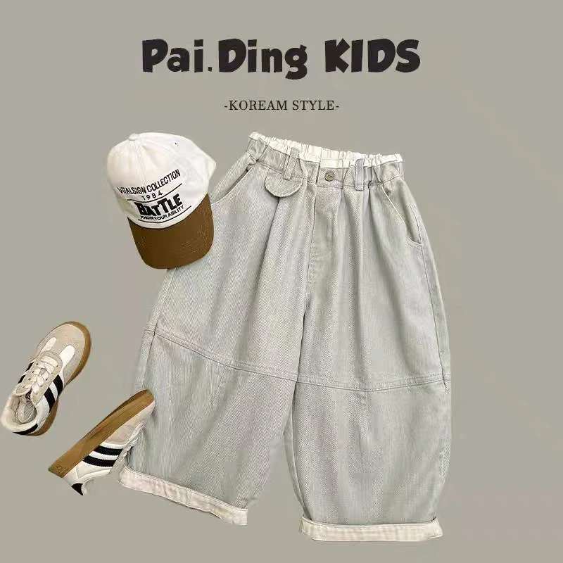988韩系潮流牛仔裤男女童