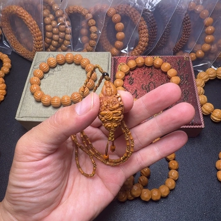 猴头核桃手串观音