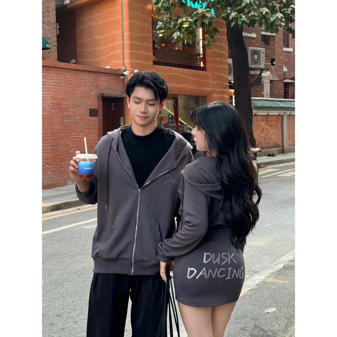 618清清MengFairy 【恋系松弛感】男&款高级简约长袖卫衣外套3381M