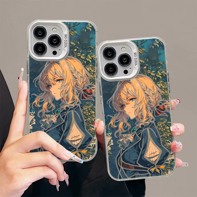 奥菲顿绿叶薇尔莉特适用iphone16元气手机壳苹果华为vivo小米oppo