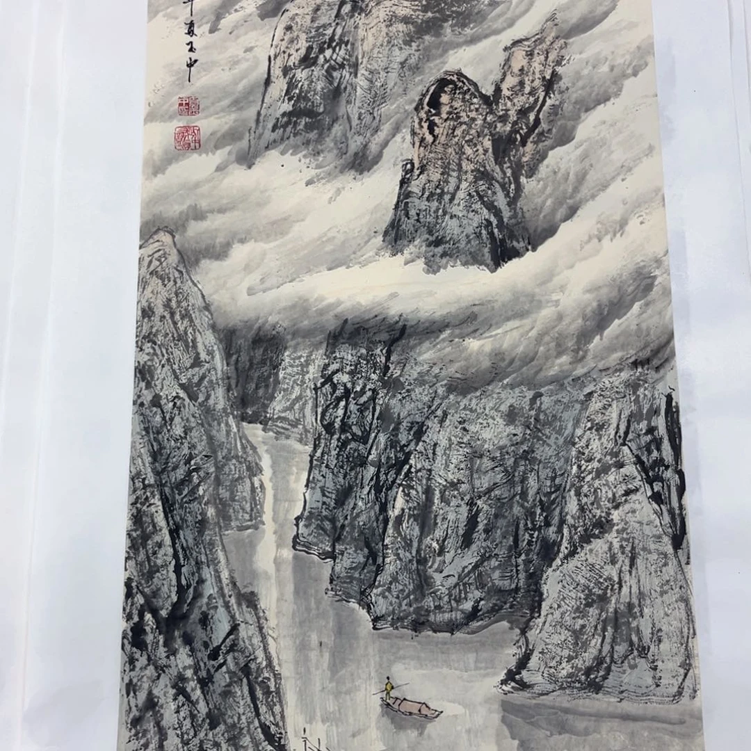 国画绘画作品多次参加