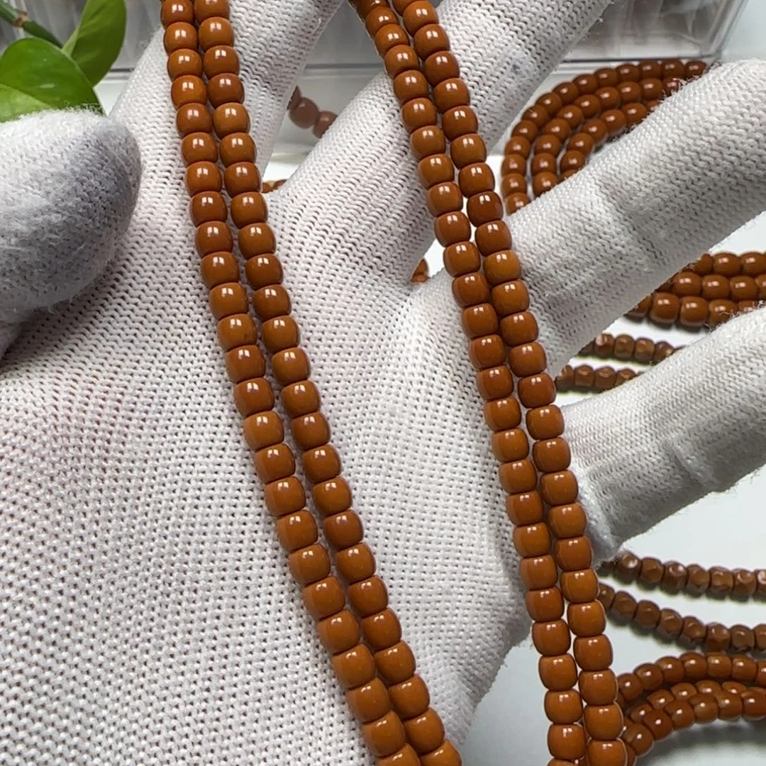 橄榄核手串/手链老挝核尖脖挂5.0