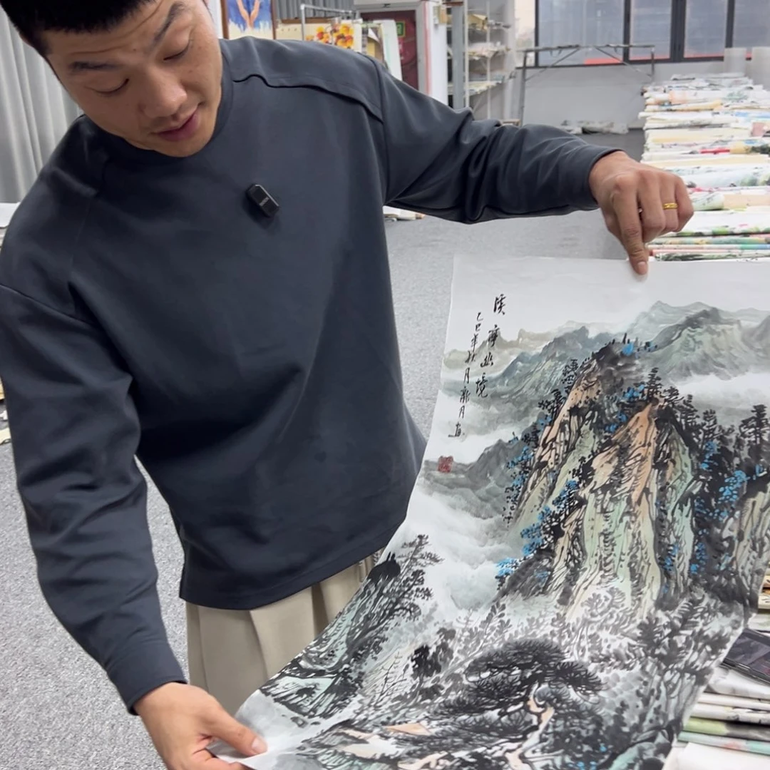 国画纯手绘字画宣纸