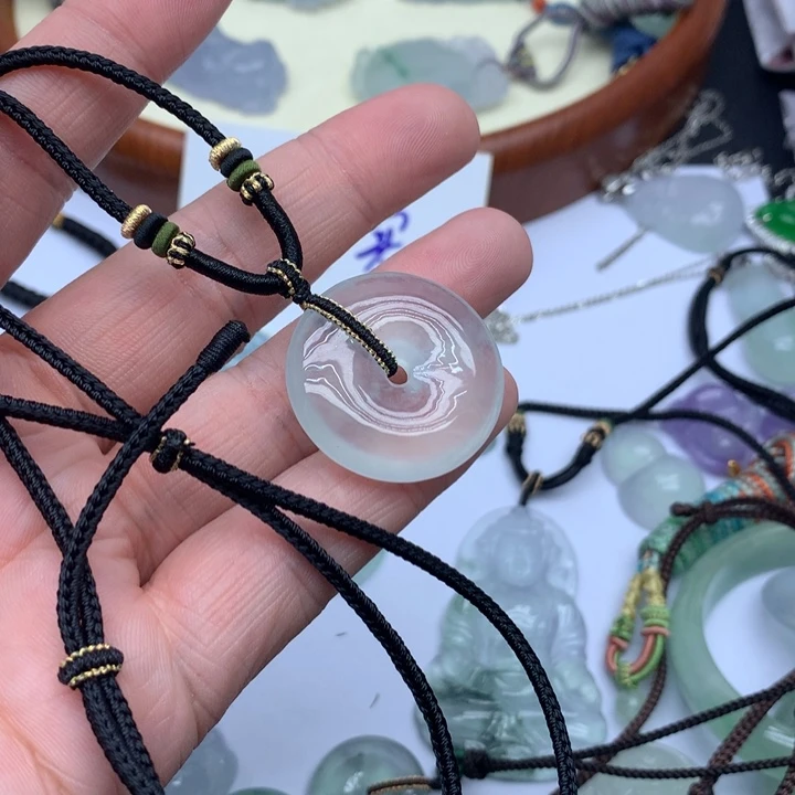 薇***薇一物一图，平安扣吊坠