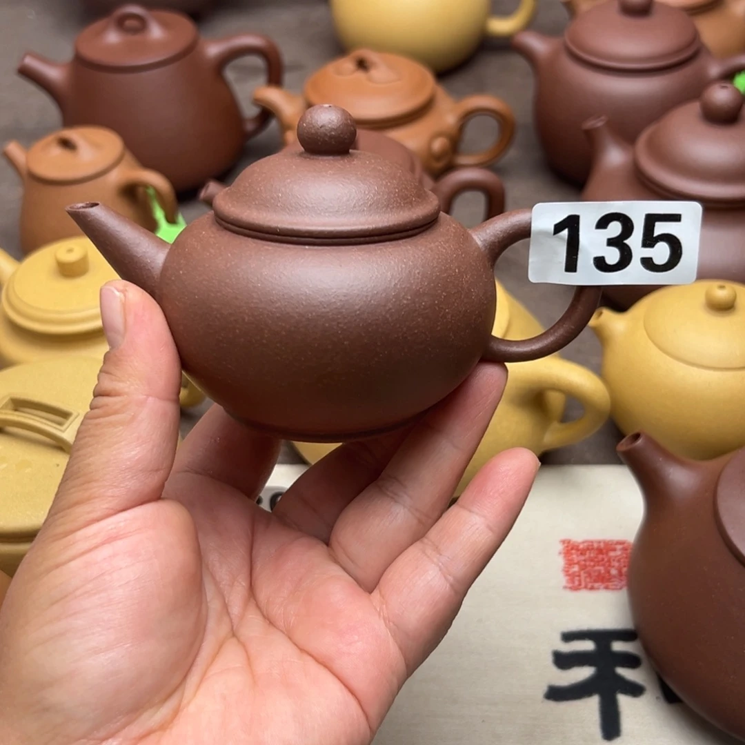 紫砂茶壶 紫泥半手工150cc左右