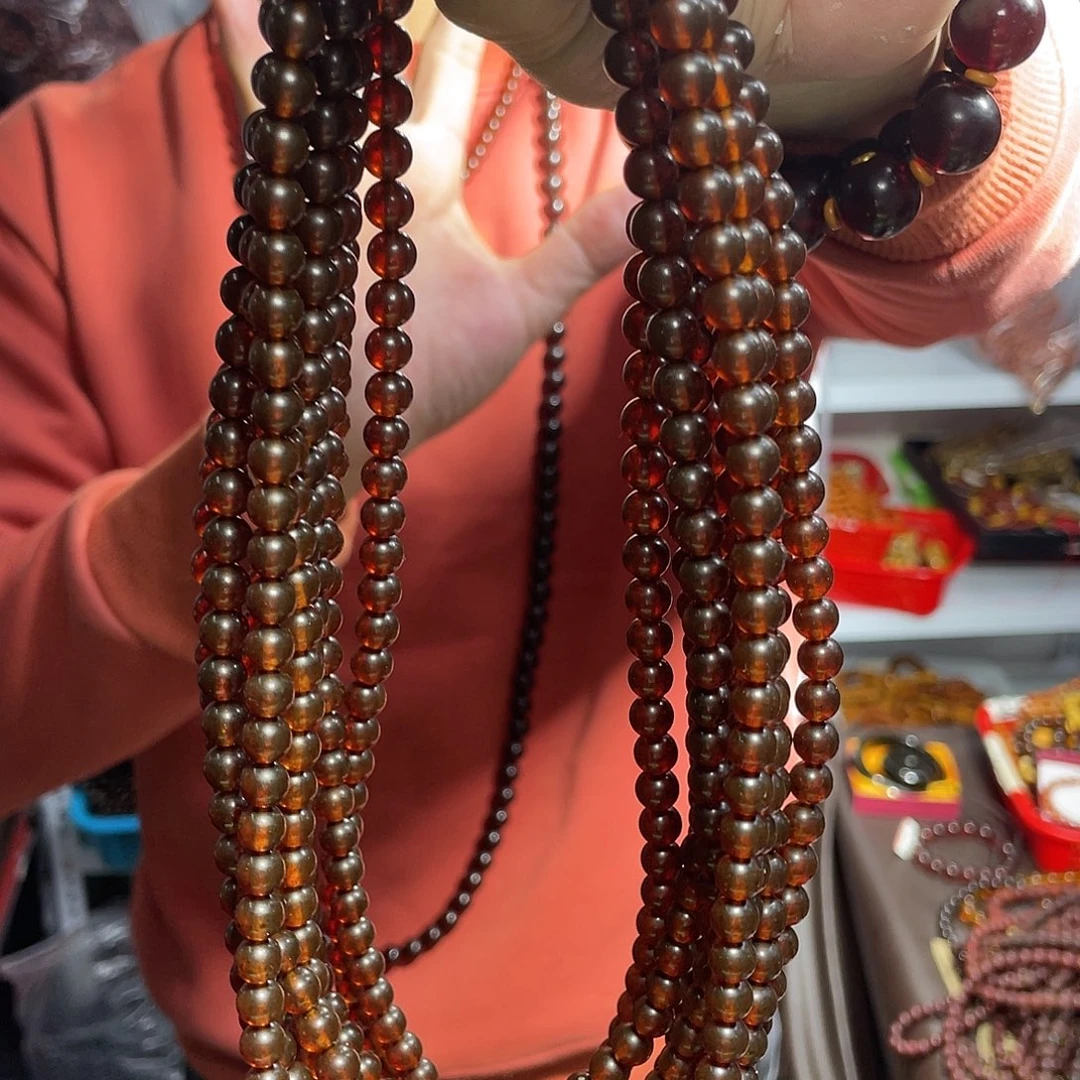 琥珀手链未镶嵌琥珀蜜蜡08