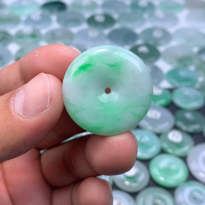 颈饰未镶嵌翡翠缅甸天然A货翡翠30-5.5