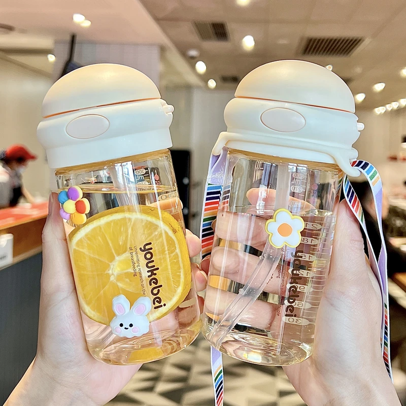 孕妇产妇专用吸管杯ppsu带刻度直饮杯躺喝水杯产检便携可水煮水杯