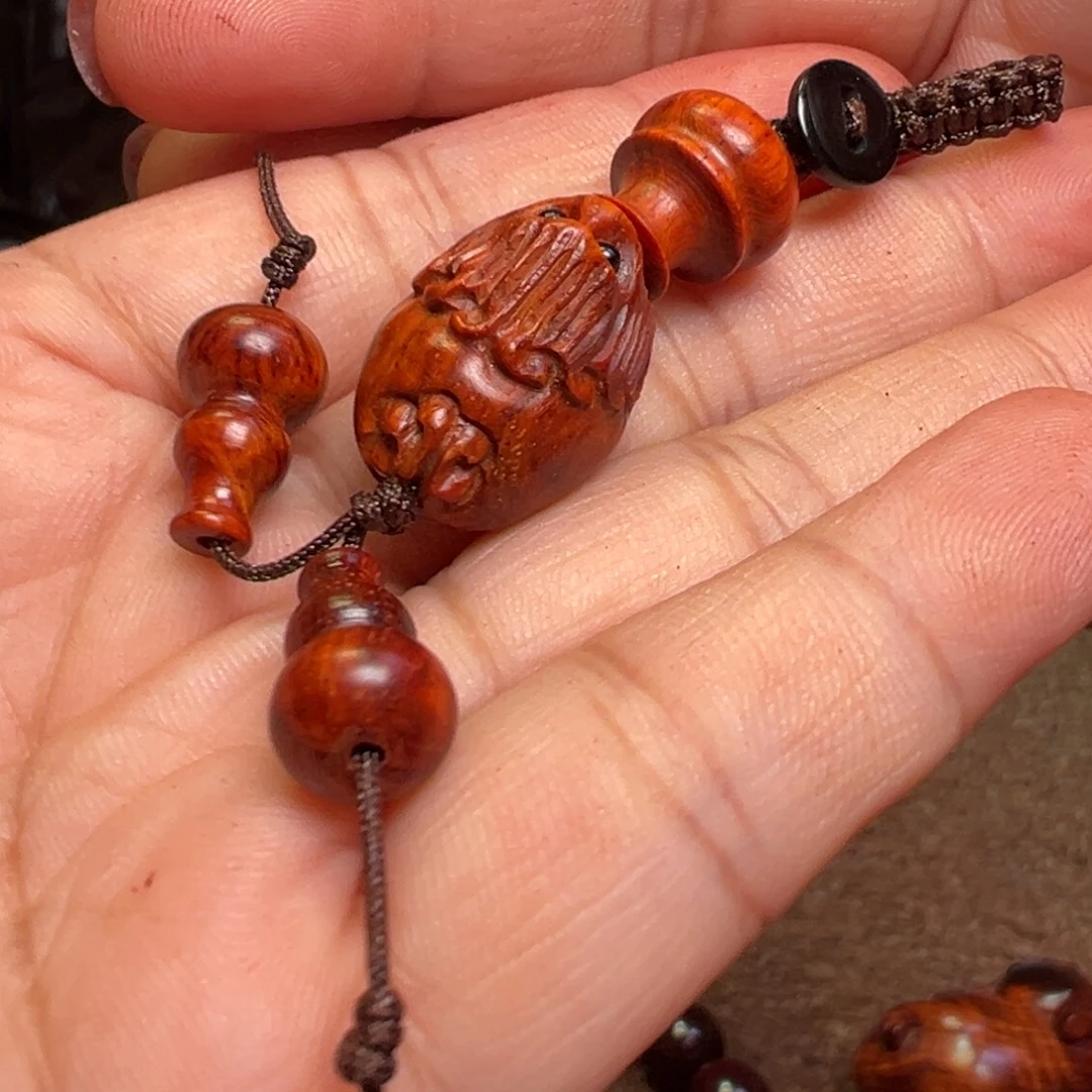 水***桥檀香紫檀（小叶紫檀）手串配饰