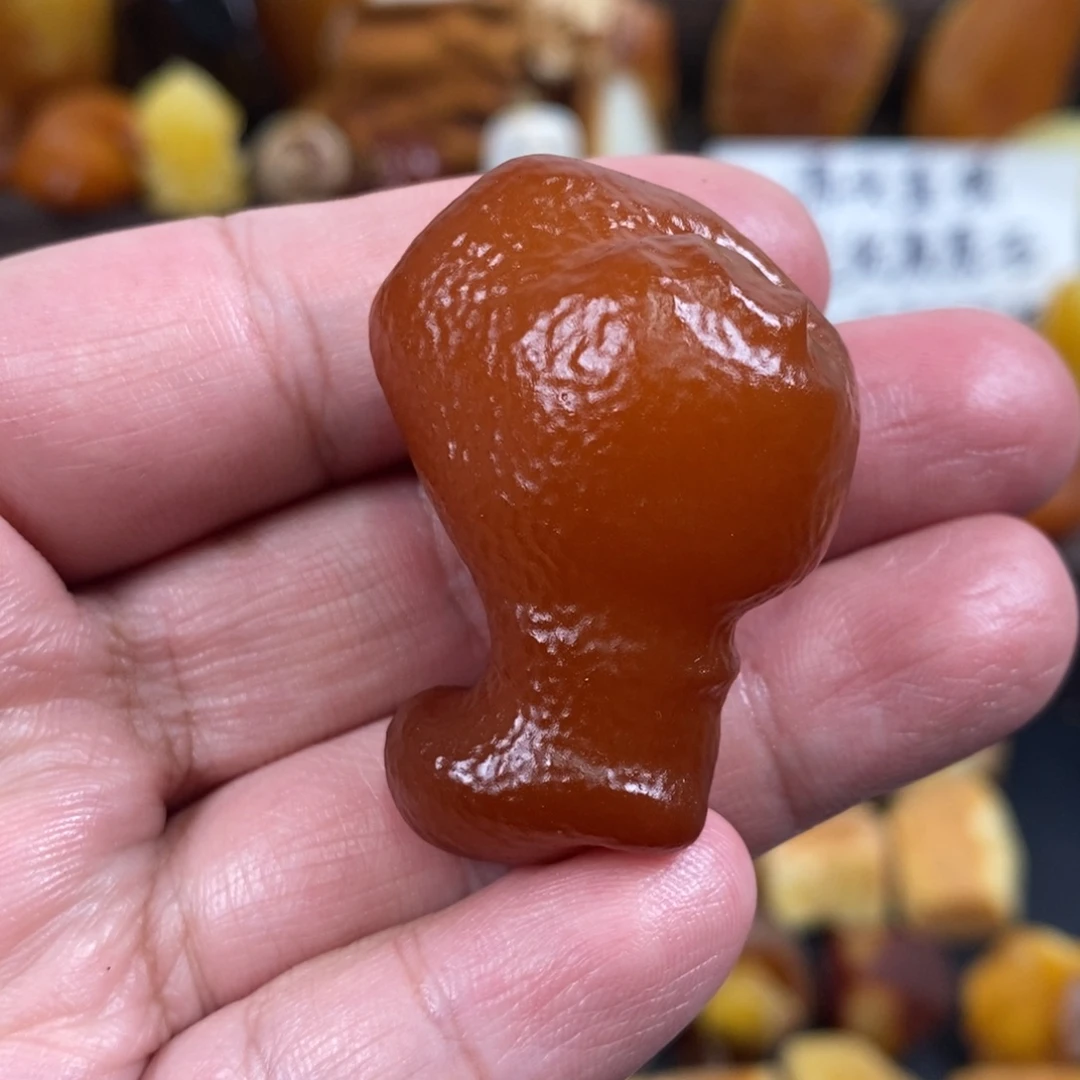 定制琥珀未镶嵌海漂全皮
