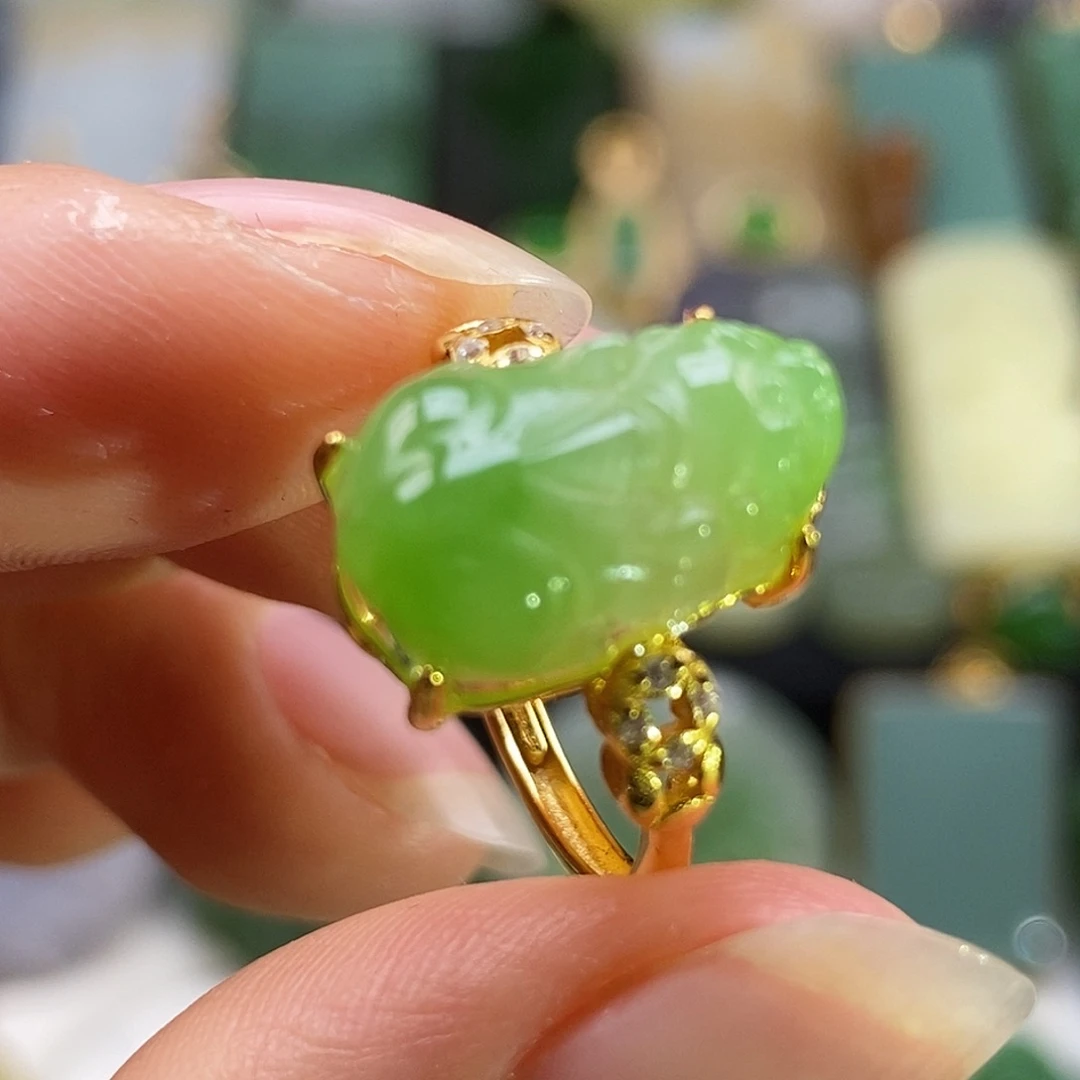 和田玉银S925镶嵌颈饰