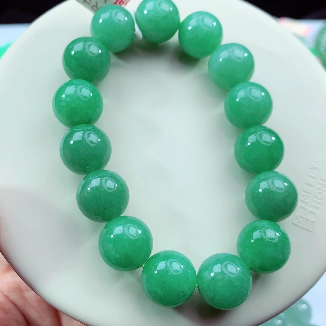 翡翠未镶嵌手链卡13.4