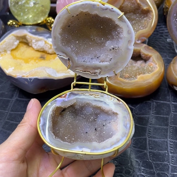未镶嵌发饰水晶高货彩软盆