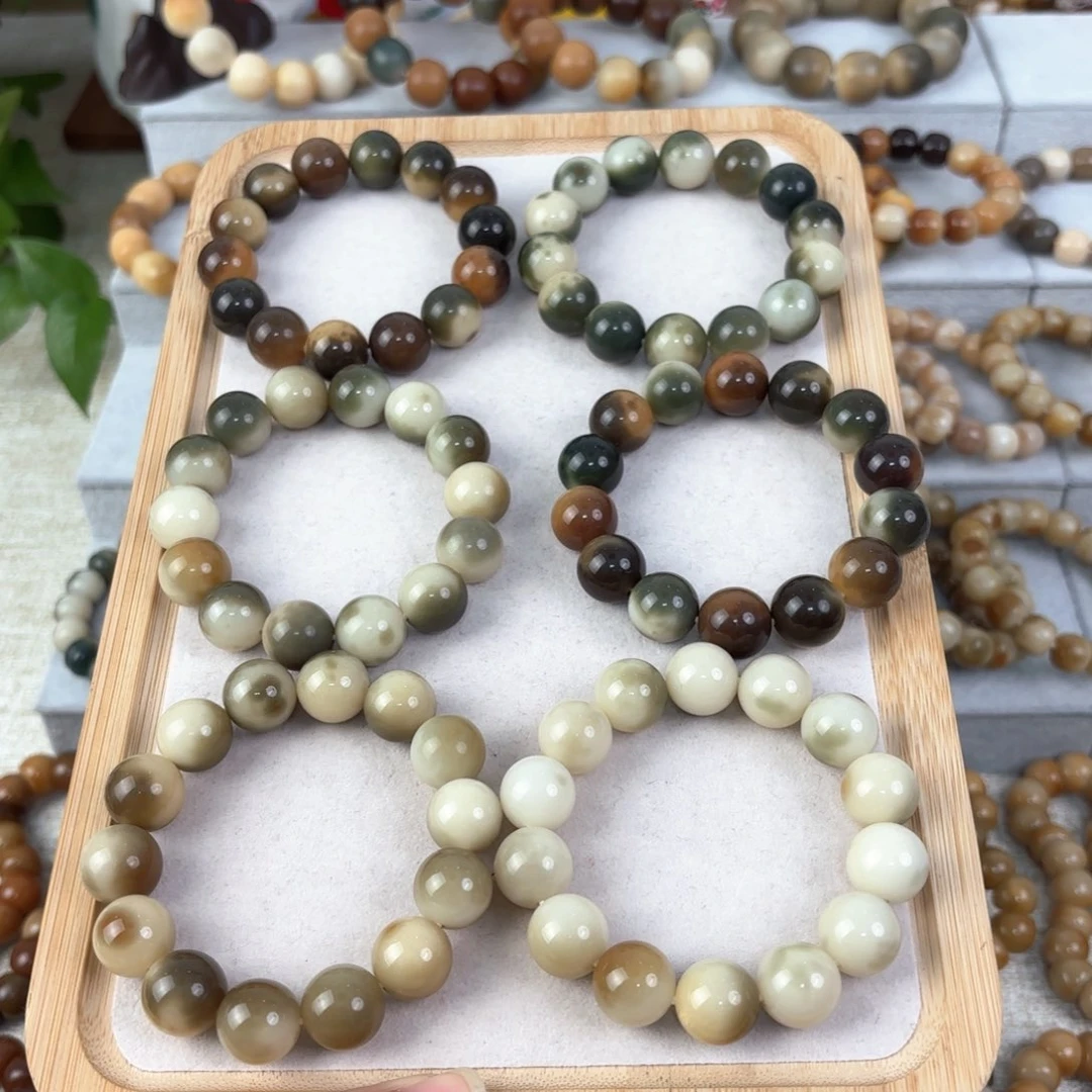 白玉菩提吊坠卡15圆珠