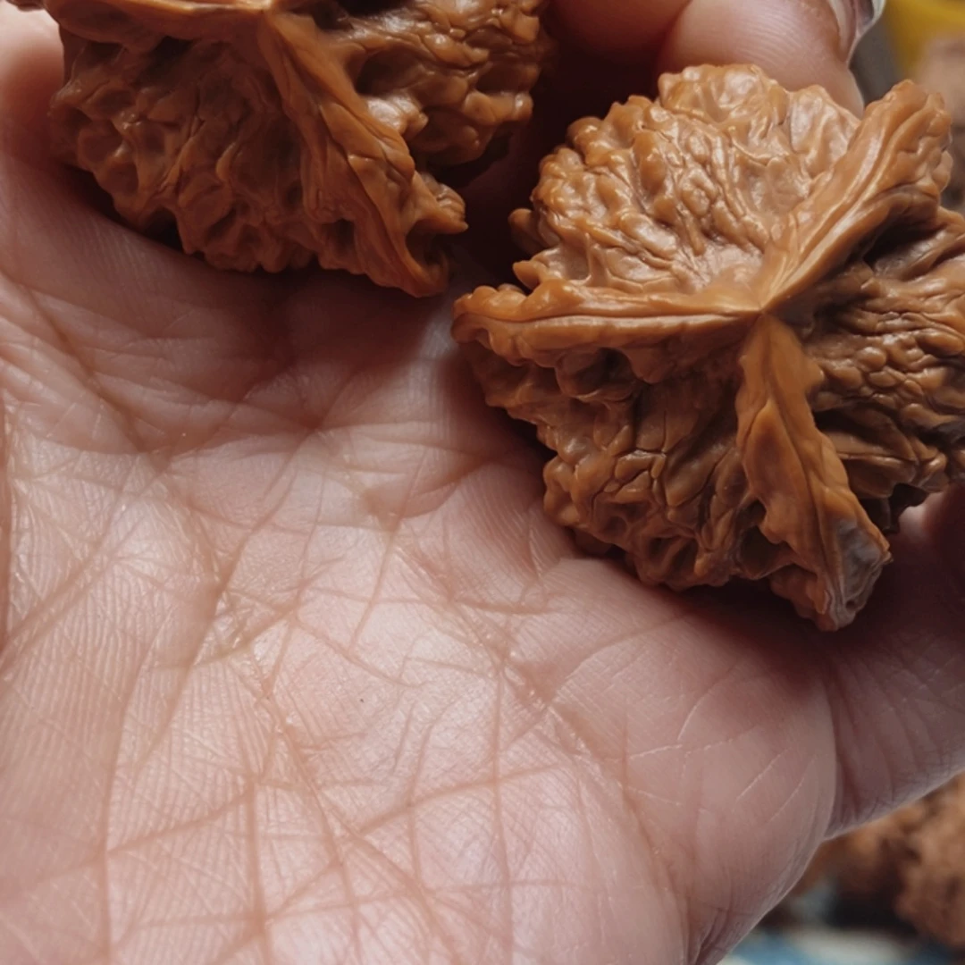 麻***仙文玩核桃吊坠盘山