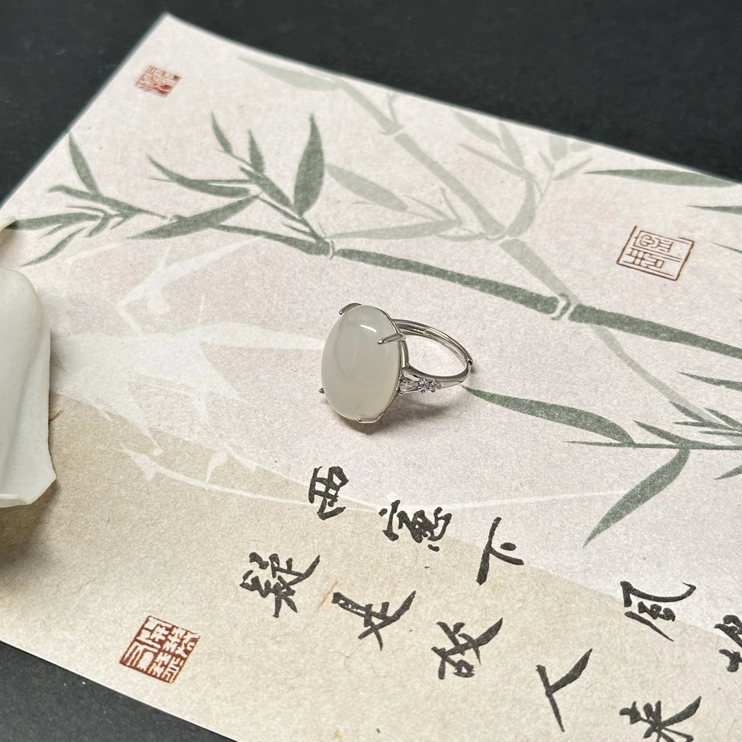 Fiilo「和田玉戒指」定制设计款 天然和田玉 多样性发一