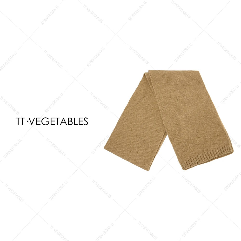 TT・VEGETABLES女小清新韩版纯色法式保暖围巾323205