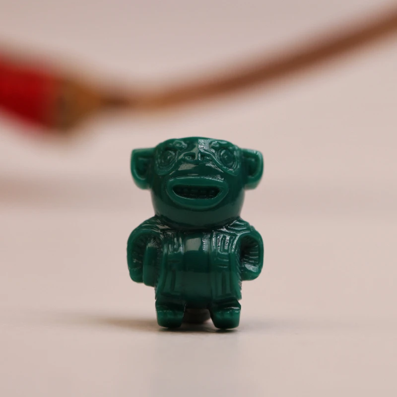 原矿绿松石结界兽（尺寸15×11重1.55克）