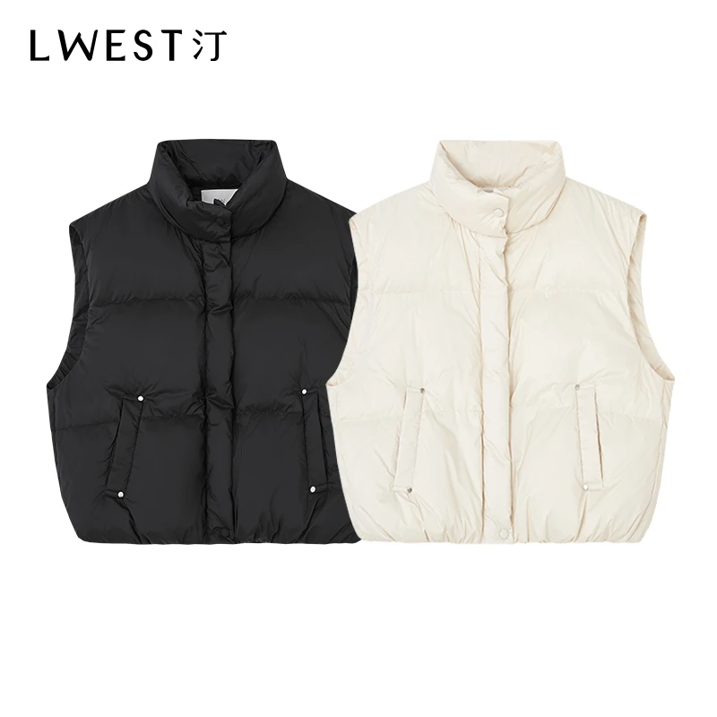 【备用链接】朗文斯汀时尚百搭无袖羽绒服DZMA4511C12077