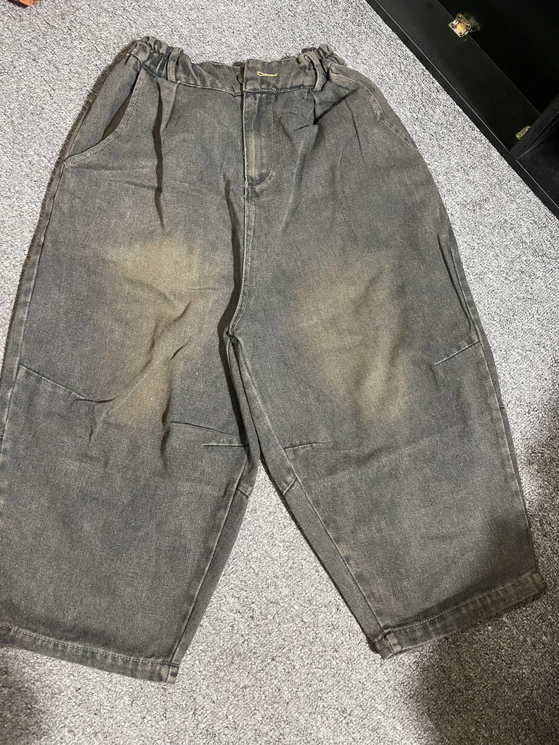 80331夏季新款牛仔裤八分裤(裤长80臀围128)运动