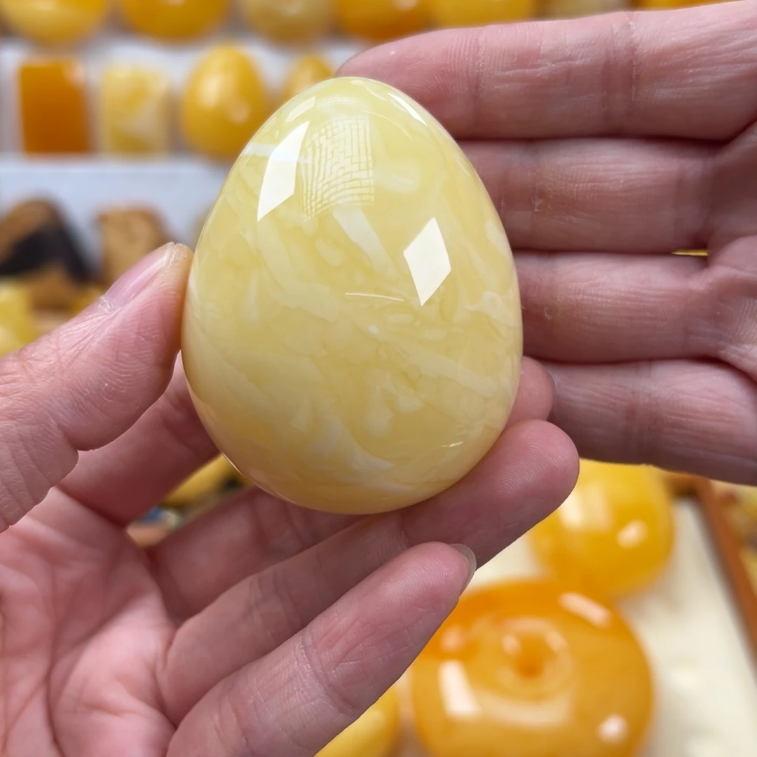 蜜蜡颈饰未镶嵌39.5克