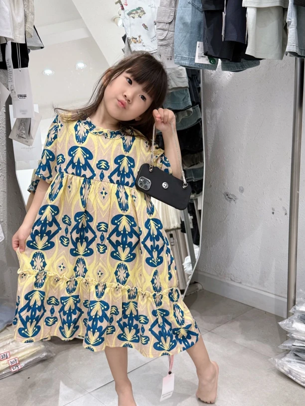 棉绸裙韩系夏季外穿甜美气质连衣裙