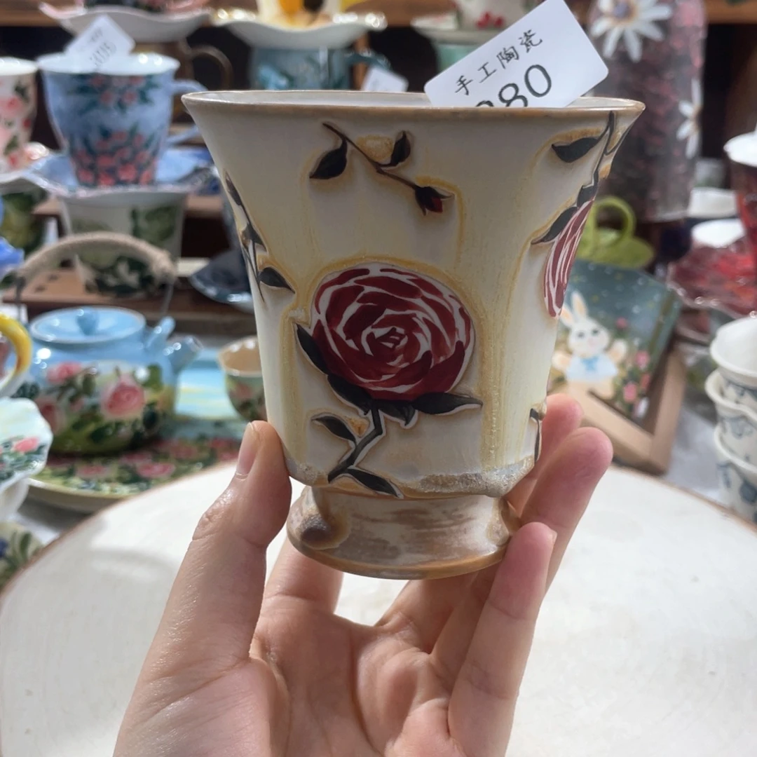 景德镇手工陶瓷杯380