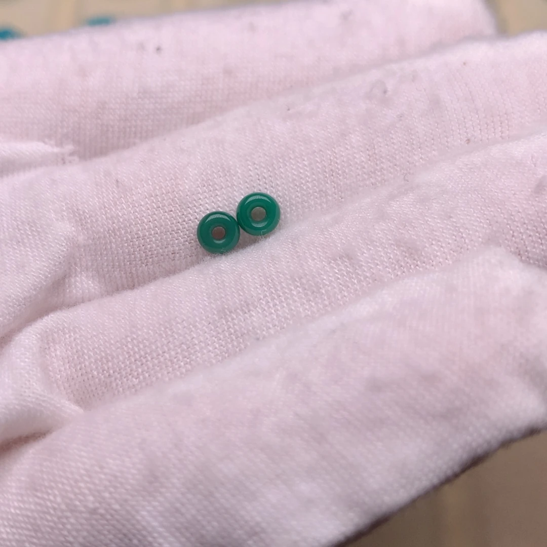 绿松石未镶嵌绿松石面包圈4.7