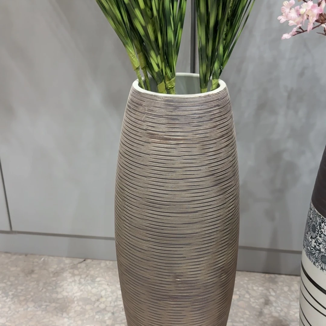 摆件景镇镇陶瓷花瓶高50口11