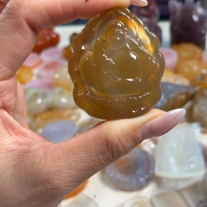 玛瑙/玉髓未镶嵌吊坠(不含链)