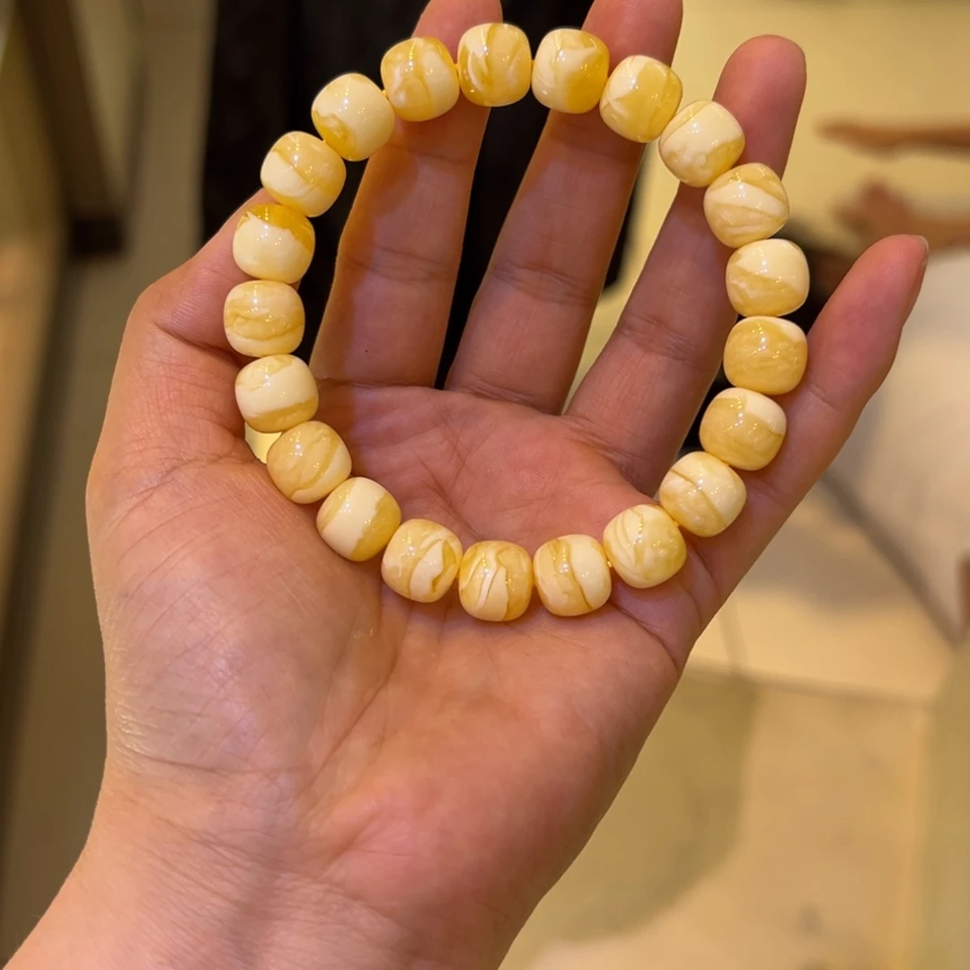 未镶嵌琥珀手链11同料老型手串
