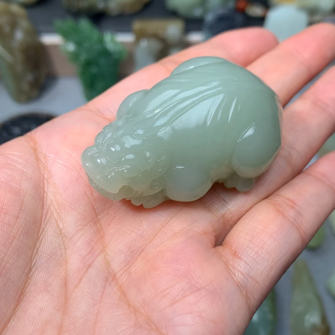 颈饰未镶嵌和田玉薯***菜