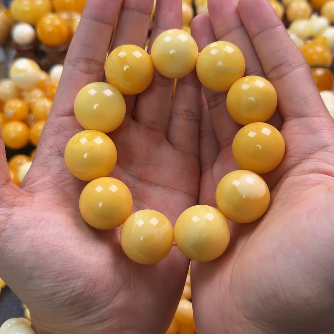 琥珀未镶嵌珠宝奇石23mm