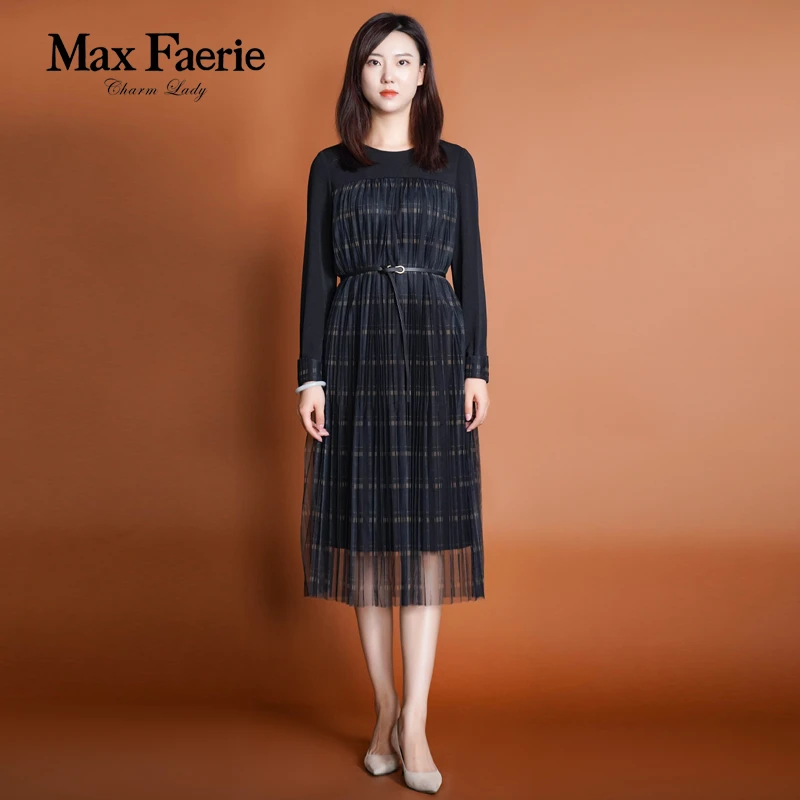 【粉丝专享】MF4L102【麦克斯菲瑞】休闲时尚气质连衣裙