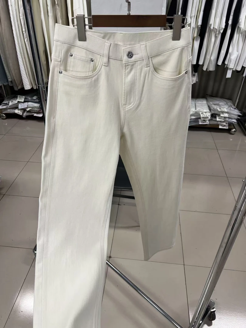 弹力直通牛仔裤男士6523