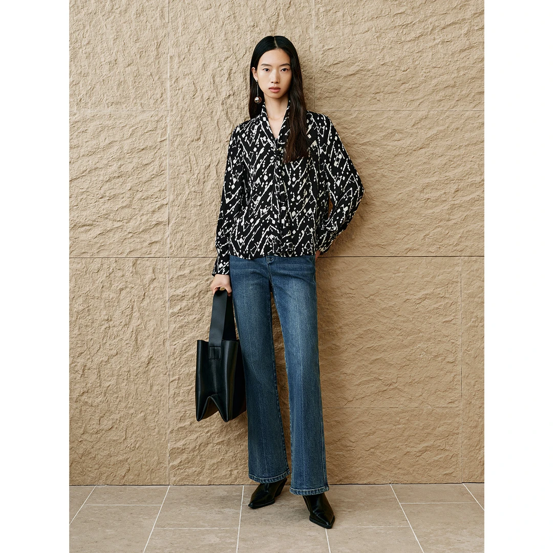 INSUN恩裳专选2025春季新款衬衫9C65170010