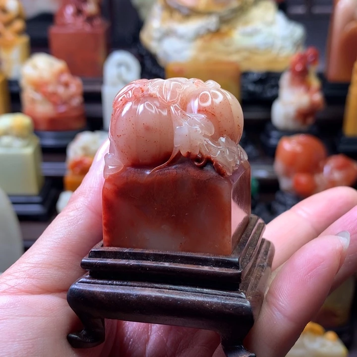 寿山石印石寿山石芙蓉