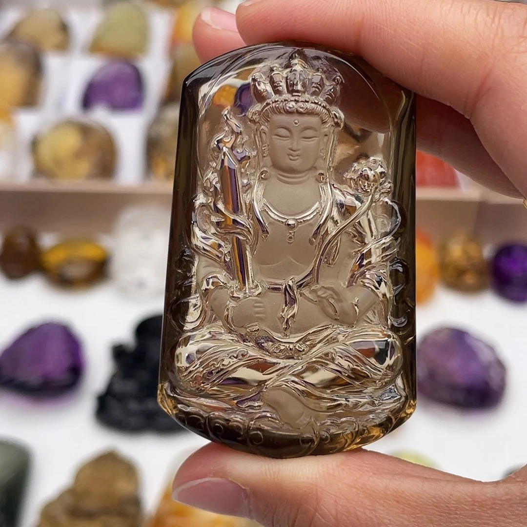 颈饰未镶嵌水晶定制吊坠虚空