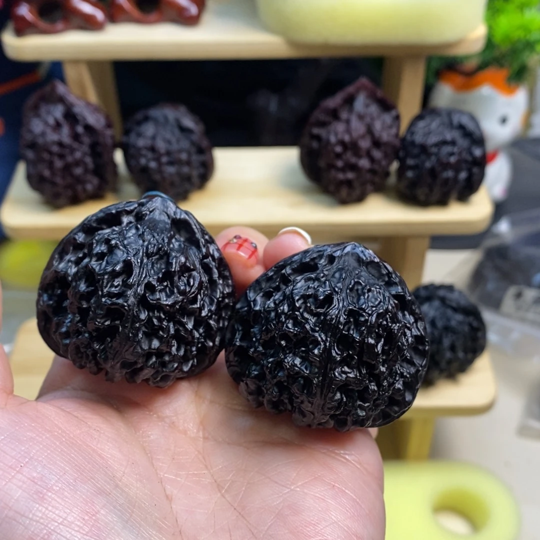 把件文玩核桃地闷三角疆44尺有修