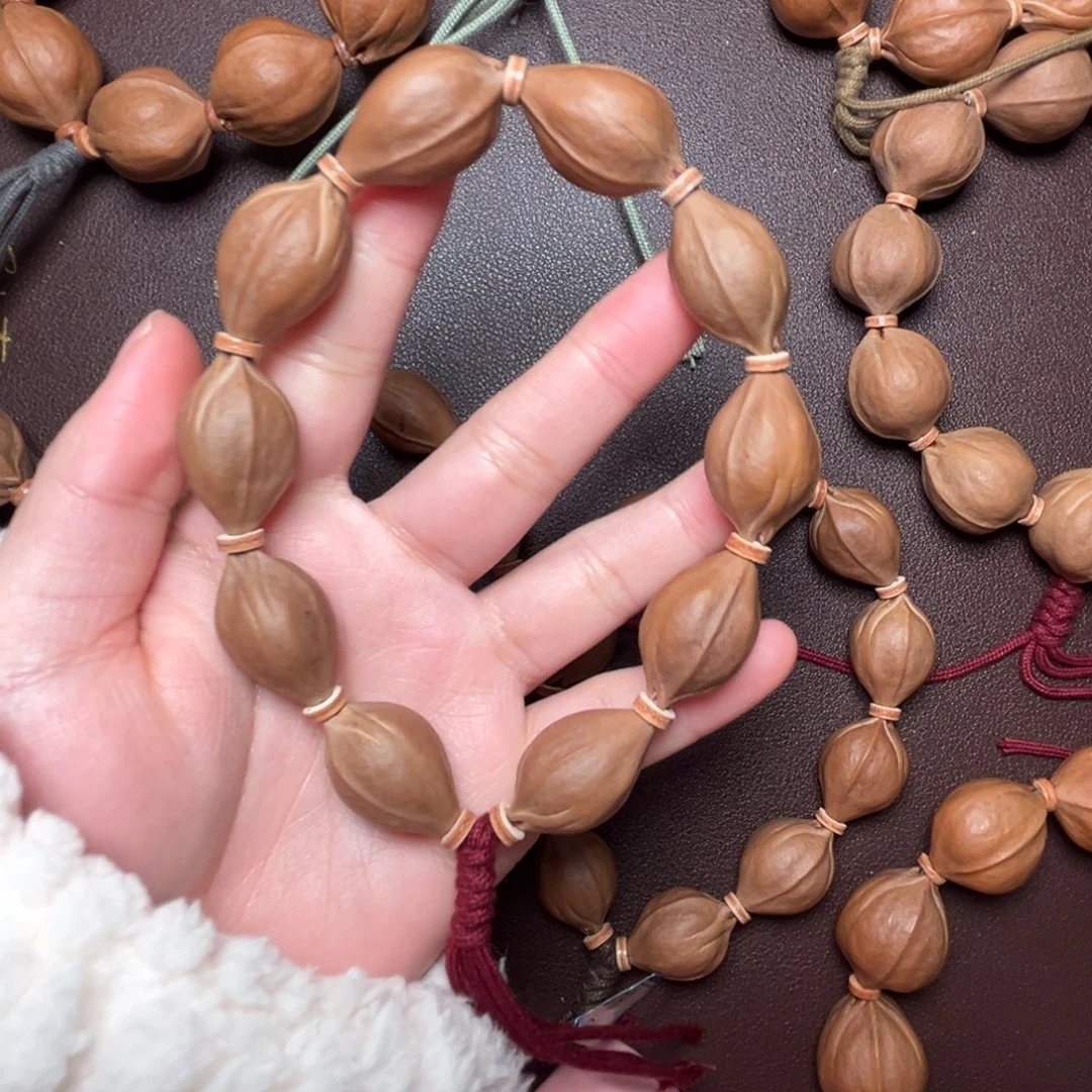 橄榄核手串/手链1525梅林铁三面佛