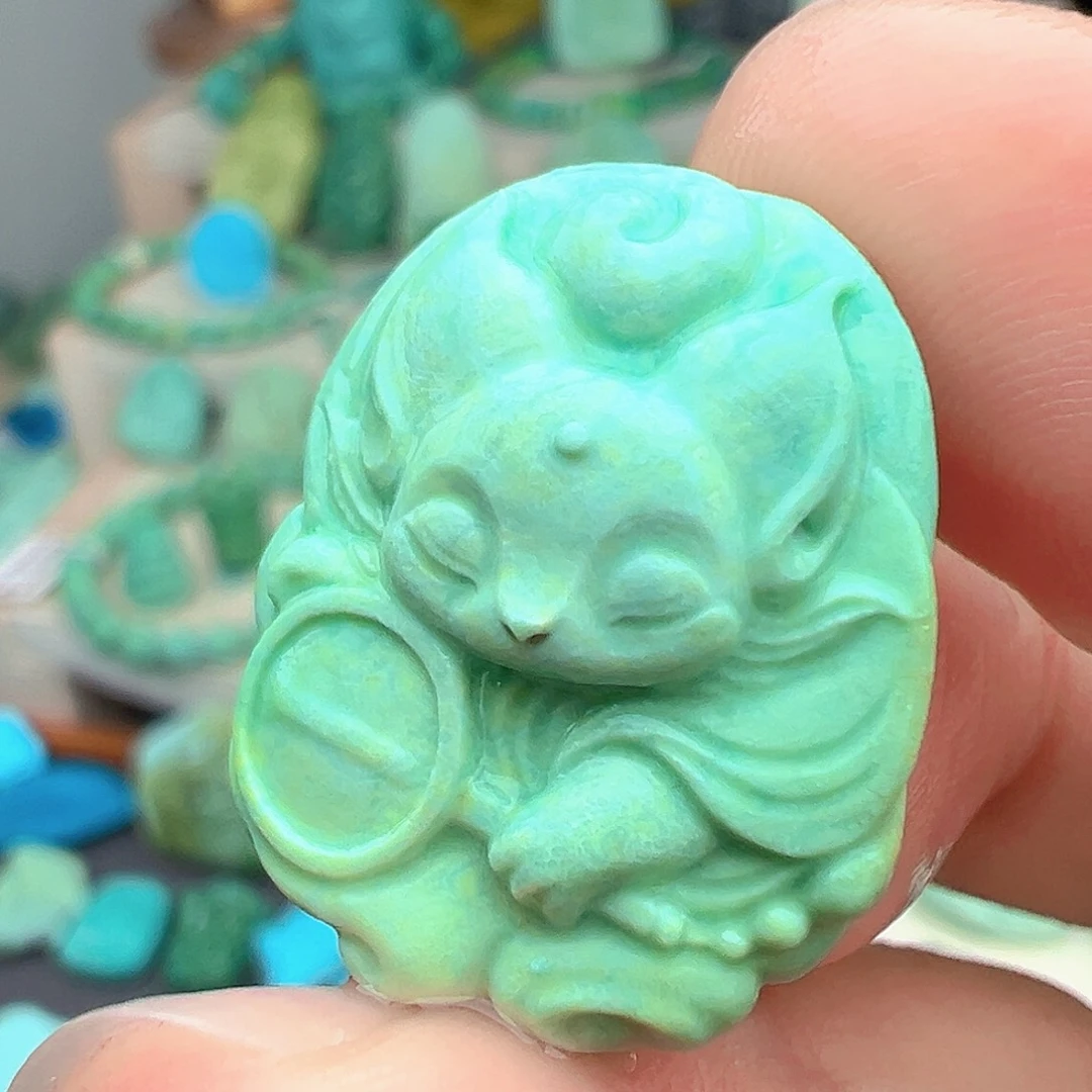 绿松石未镶嵌主播万珍