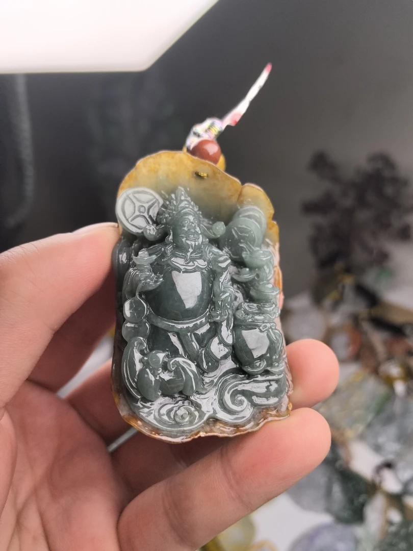 天然翡翠吊坠吊坠