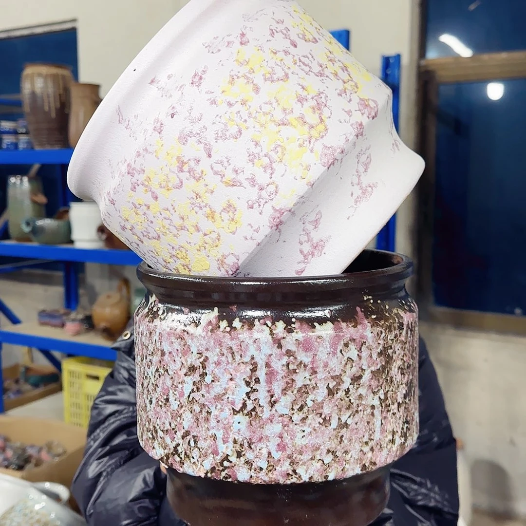 花盆紫砂高19口21